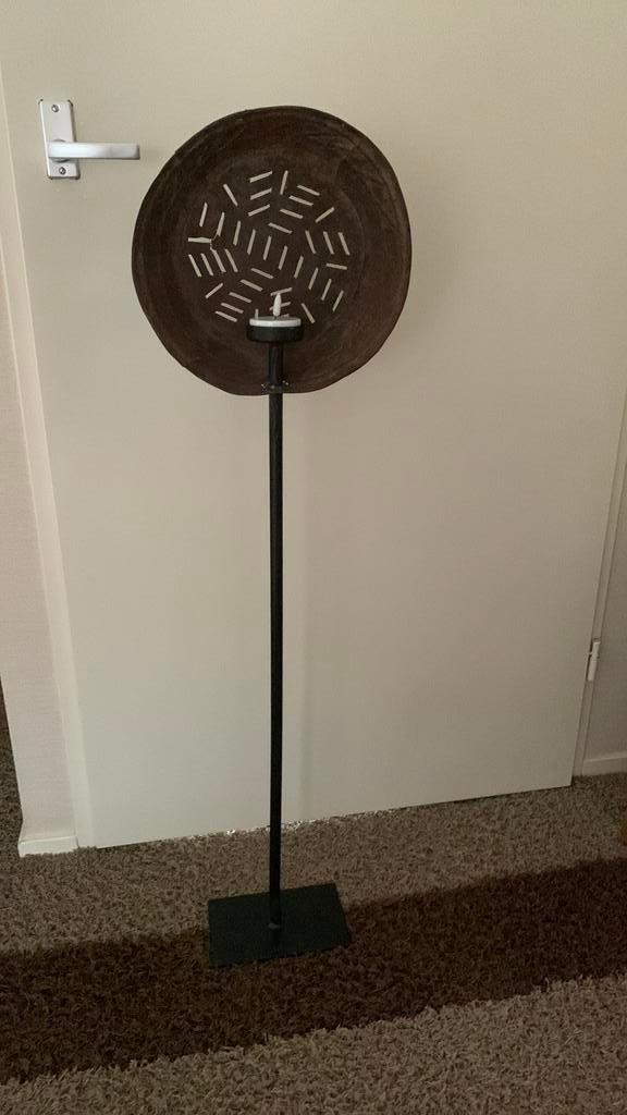 Standaard met waxinelichtje, Huis en Inrichting, Ophalen, Zo goed als nieuw, Overige materialen, Minder dan 25 cm