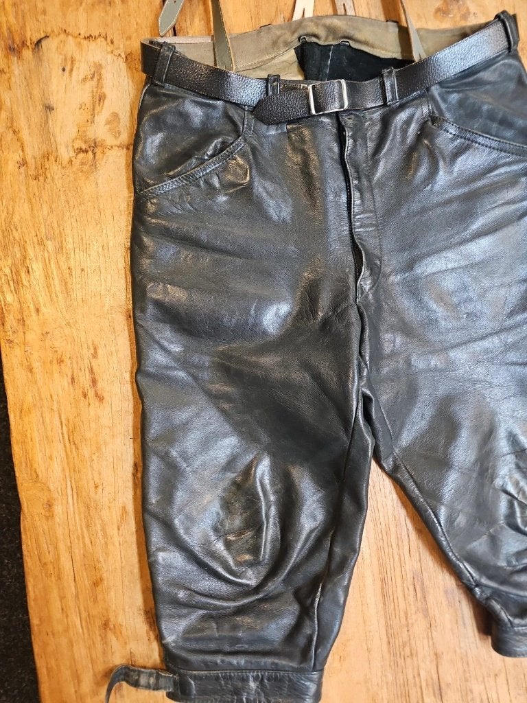 Lederhosen Zwart heren, Kleding | Heren, Maat 52/54 (L), Zwart, Djt@dejuistetoon.eu, Ophalen of Verzenden