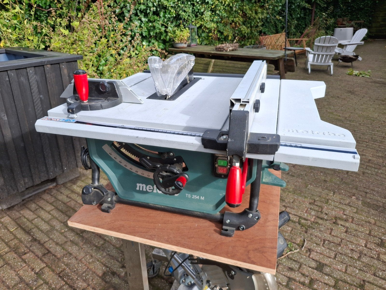 Metabo TS 254 M Tafelzaag, Ophalen, Gebruikt, Cirkelzaag, 70 mm of meer