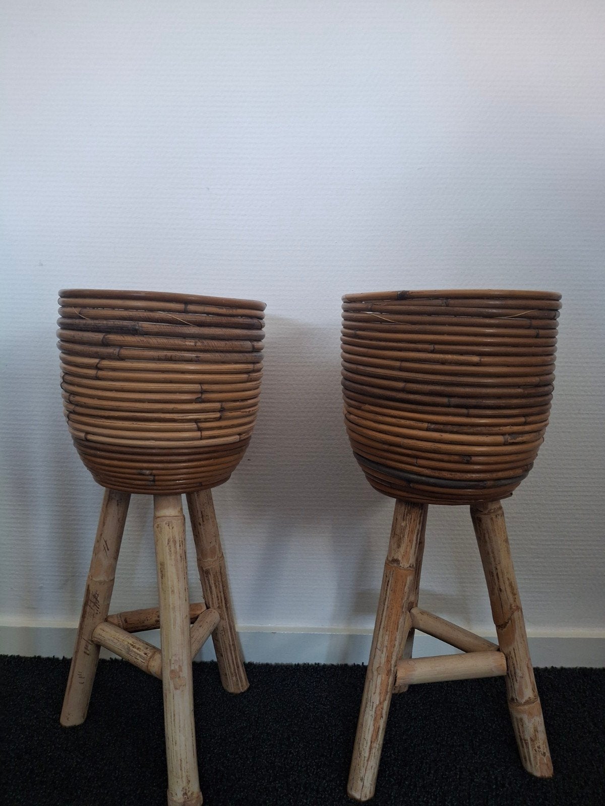 Set bloempotten, Tuin en Terras, Ophalen, Overige materialen, Rond, Minder dan 40 cm