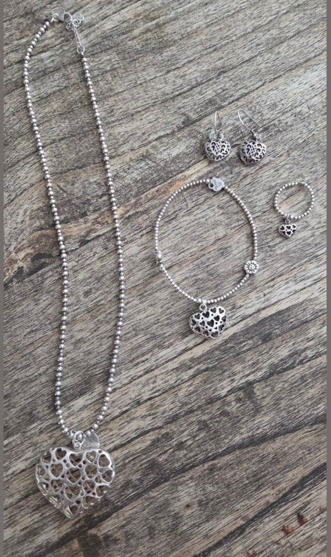 Sieradenset Joy Jewellery Bali, Sieraden, Tassen en Uiterlijk, Ophalen of Verzenden, Nieuw, Zilver, Zilver