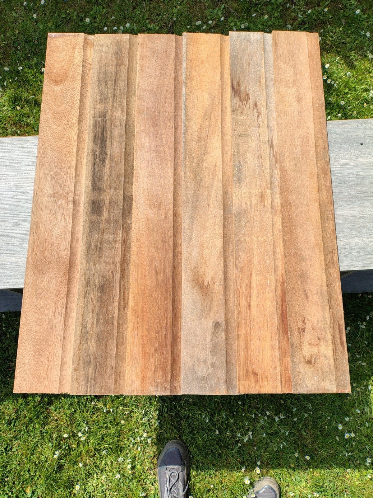 hardhouten gevel planken, Doe-het-zelf en Verbouw, Hout en Planken, Ophalen, Minder dan 25 mm, Zo goed als nieuw, Plank