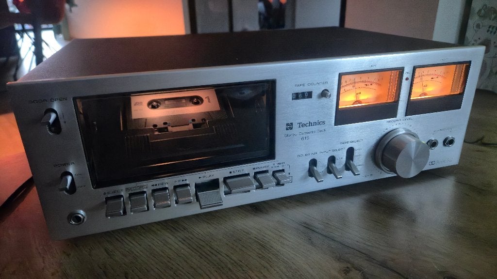 Technics RS-615 Cassettedeck Dolby B Vintage HiFi, Ophalen of Verzenden, Enkel, Overige merken, Auto-reverse