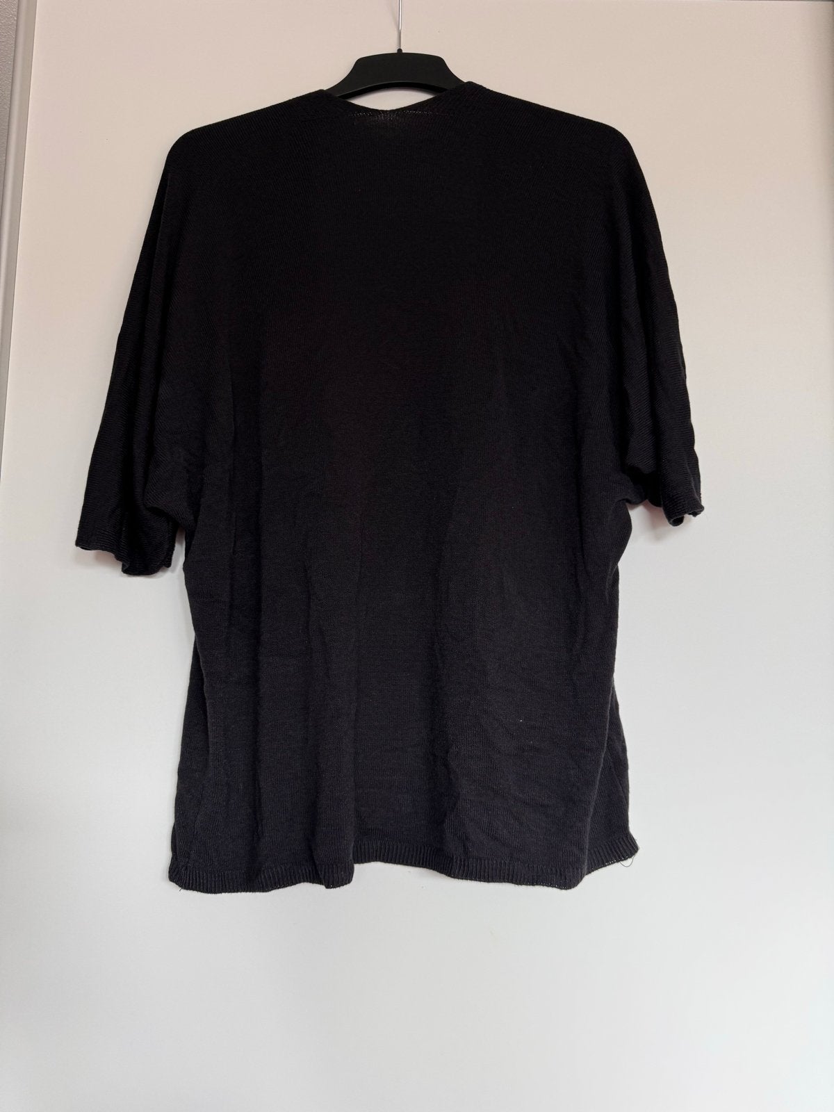 Zwart gebreid vest, maat M, Verzenden, Zo goed als nieuw, Maat 38/40 (M), Zwart