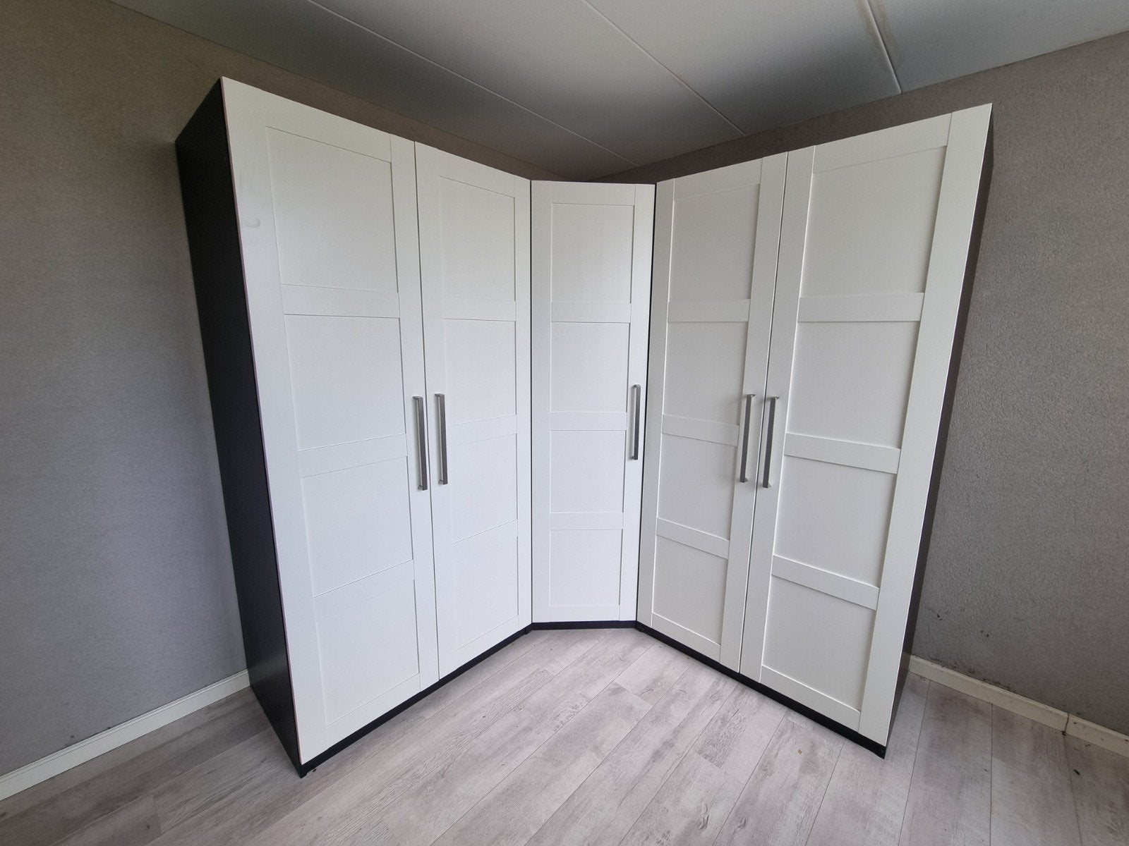 IKEA PAX hoekkast met 2 kastelelementen, Ophalen, Met deur(en), Gebruikt, 200 cm of meer