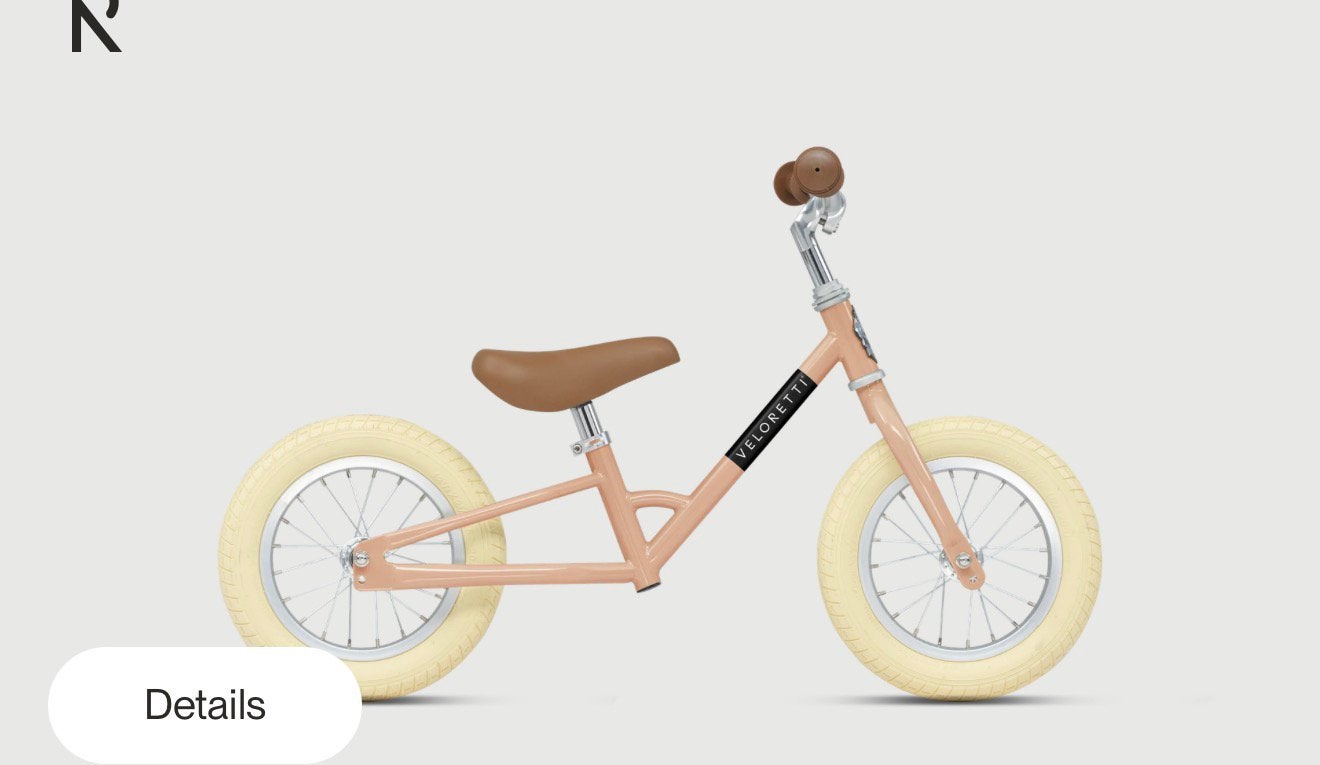 Veloretti loopfiets roze, Ophalen of Verzenden, Zo goed als nieuw, Loopfiets