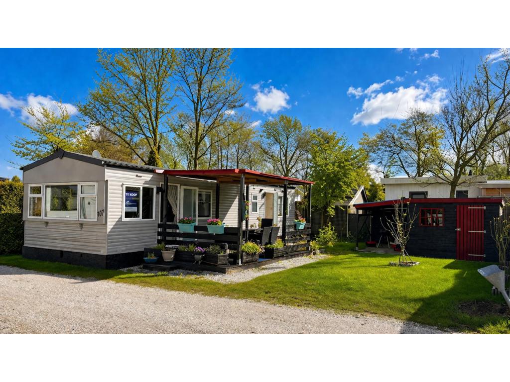Stacaravan te koop met eigen grond in Grou, Friesland!R#52R, Tot en met 4