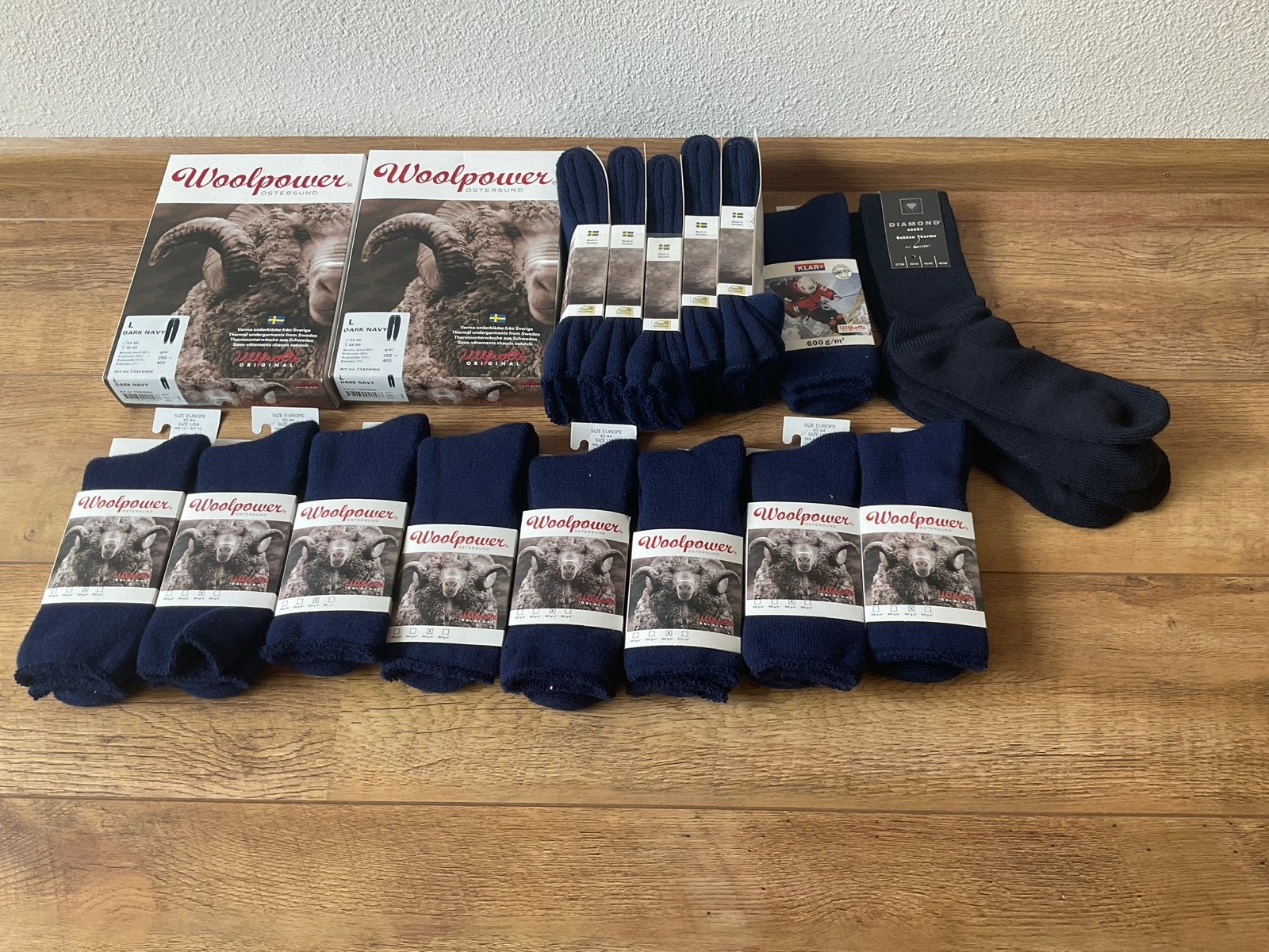 Pakket Woolpower Thermobroeken en Thermosokken - Nieuw, Ophalen of Verzenden, Nieuw, Overige maten, Blauw