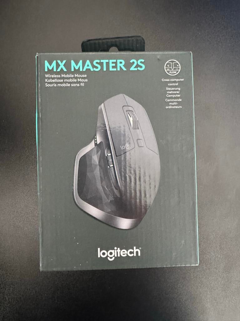 Logitech MX Master 2S draadloze muis, Rechtshandig, Muis, Gebruikt, Ergonomisch