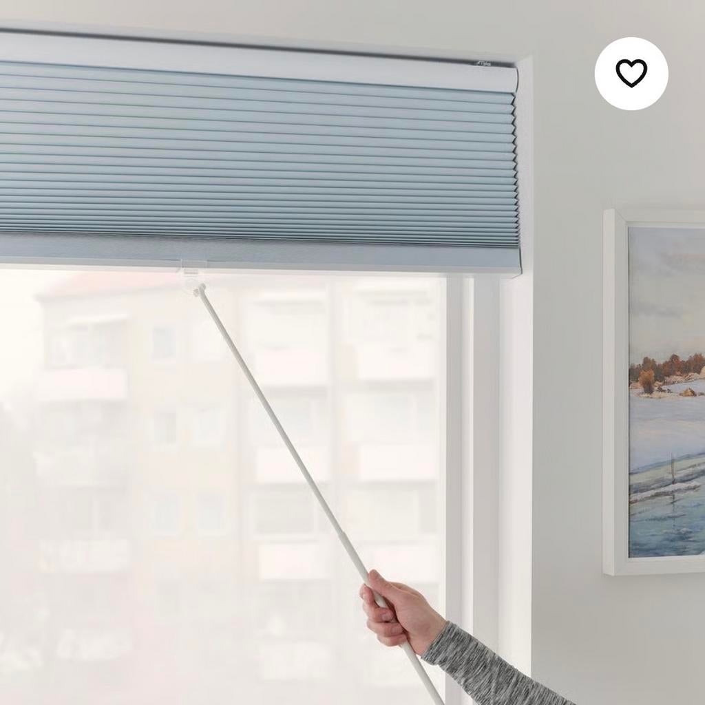 Ikea TRIPPEVALS
Plisségordijn, Huis en Inrichting, Stoffering | Gordijnen en Lamellen, Ophalen, Zo goed als nieuw, Wit, 100 tot 150 cm