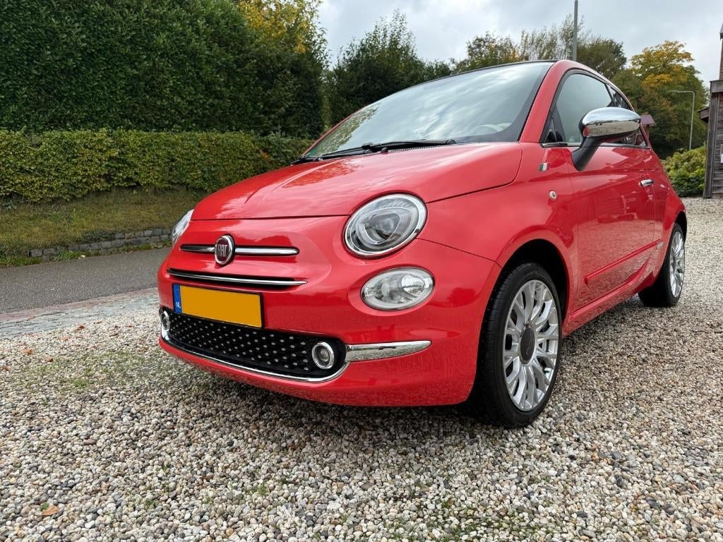 Fiat 500C 1.2 69pk, Auto's, Fiat, Voorwielaandrijving, 4 cilinders, Cabriolet, Leder en Stof