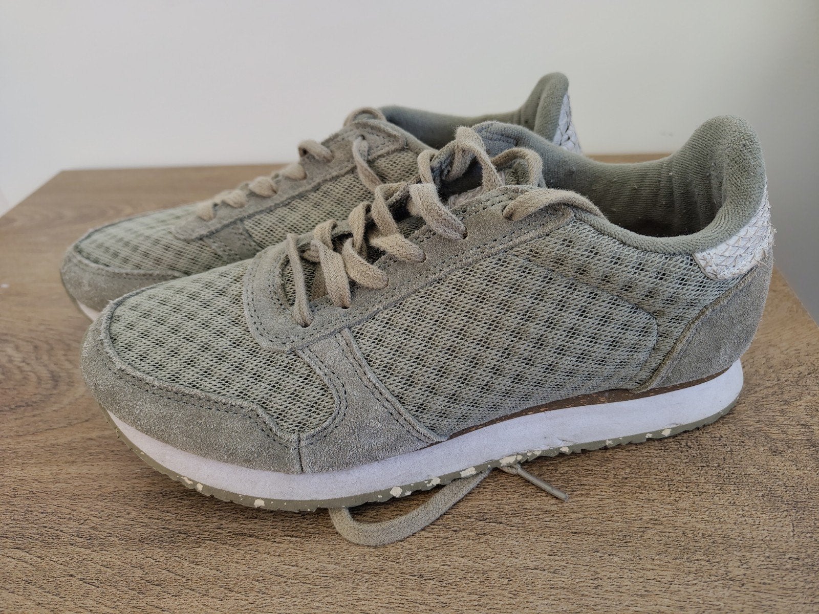 Vrolijke Woden sneakers groen, maat 38 (Wooden, gympen), Ophalen of Verzenden, Woden, Groen, Sneakers of Gympen