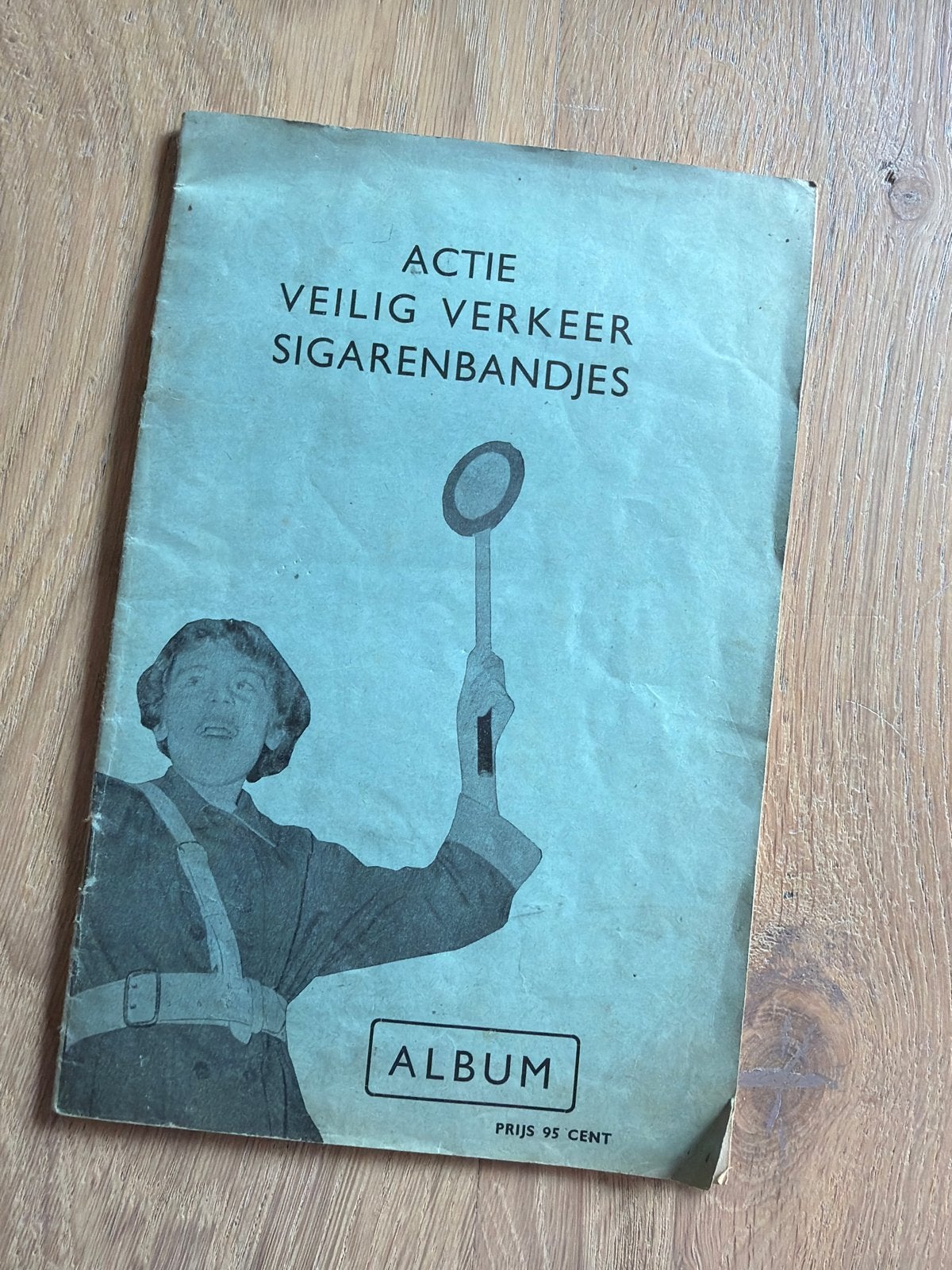 Vintage Sigarenbandjes Album - Actie Veilig Verkeer, Ophalen of Verzenden, Gebruikt