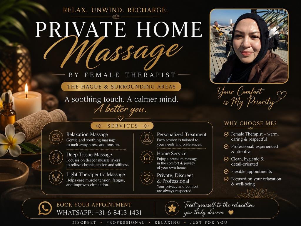 Salon and Private Home Massage The Hague & Surrounding, Diensten en Vakmensen, Welzijn | Masseurs en Massagesalons