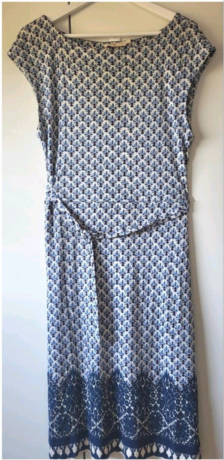 Tory Burch jurk in maat 40 in nieuwstaat, Kleding | Dames, Jurken, Maat 38/40 (M), Blauw, Ophalen of Verzenden, Zo goed als nieuw