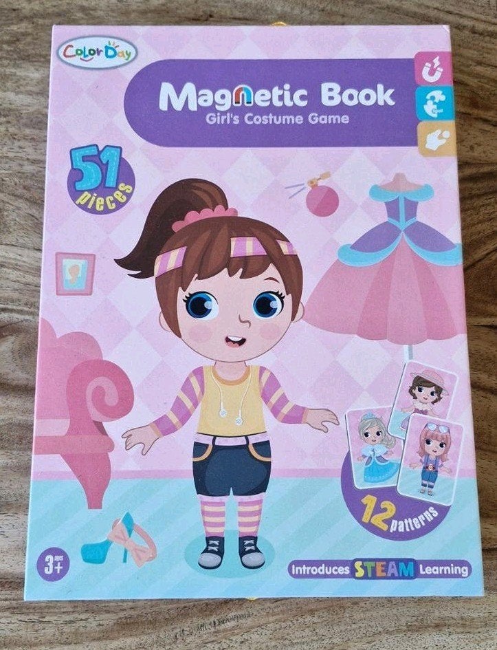 Magnetisch aankleedboek voor meisjes, Ophalen, Zo goed als nieuw, Knutselen