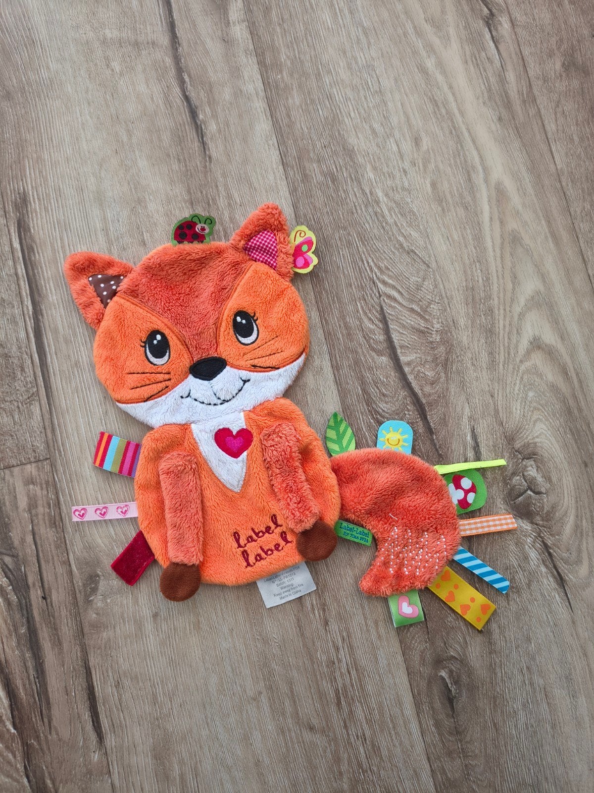 Prachtige oranje vos Label Label, Friends Vos knuffeldoekje., Oranje, Overige merken, Overige karakters, Onb