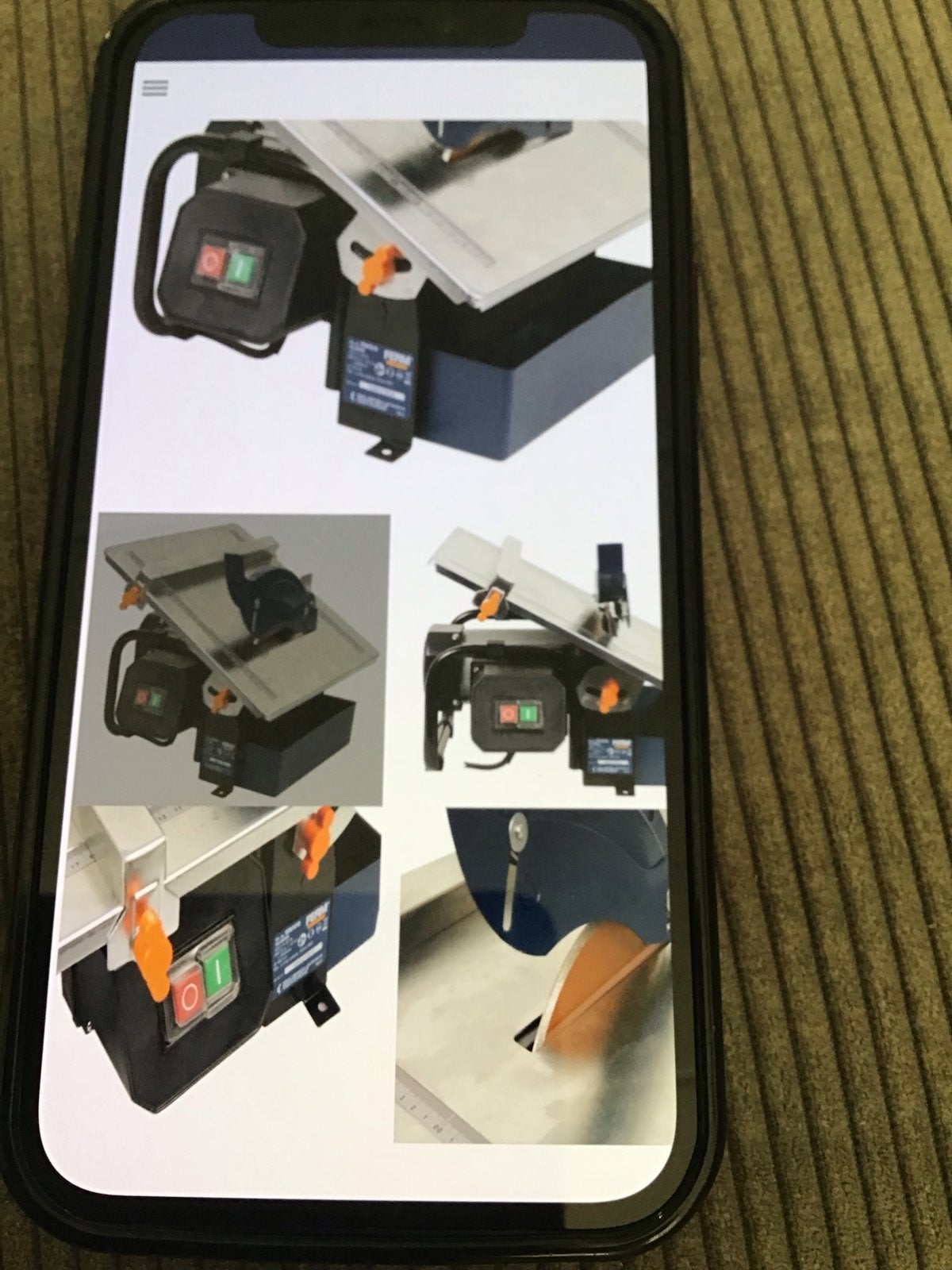 Ferm TCM1010 Tegelsnijder - 600W - Nieuw in doos, Minder dan 30 mm, Overige typen, Nieuw, 600 tot 1200 watt