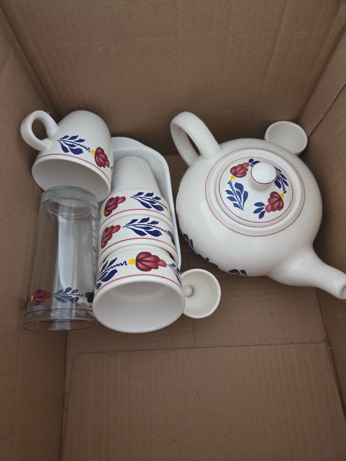 Boerenbond servies, Ophalen