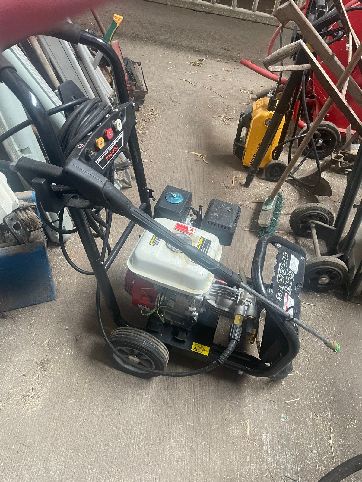 Benzine hogedrukreiniger B16-220 - 220 bar, 7.0HP, Ophalen, Gebruikt, Overige typen