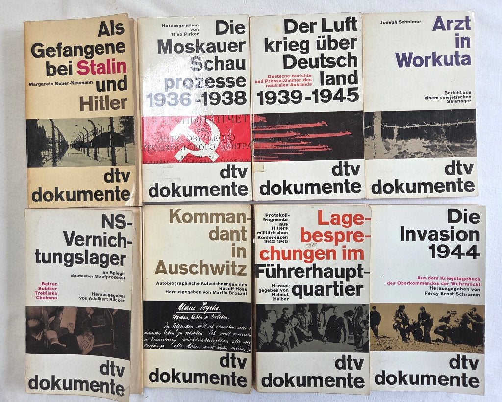 8 Duitse boeken over WOII, de jodenvervolging, de holocaust, Verzenden, Europa, Diverse auteurs, 20e eeuw of later