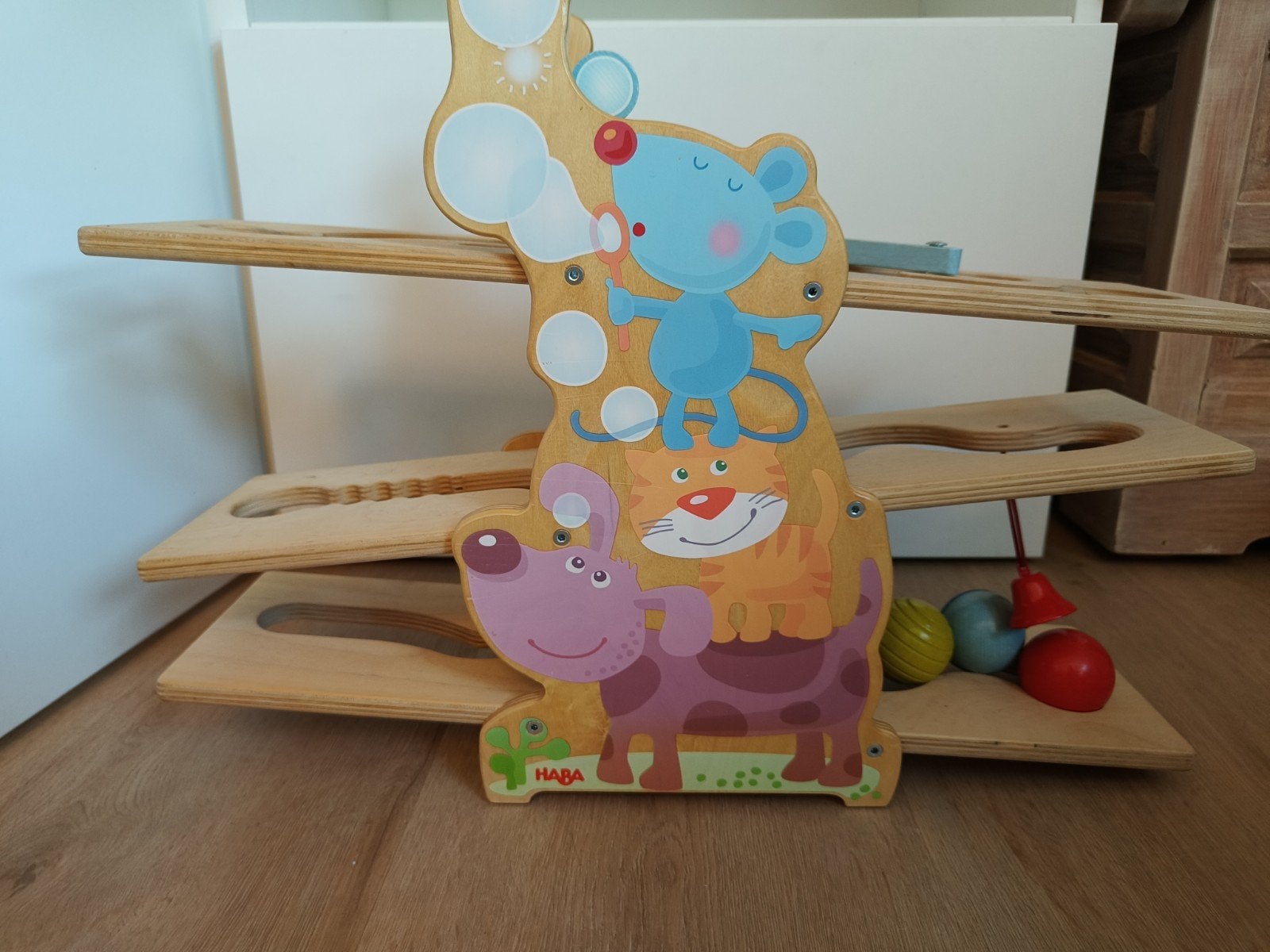 Haba knikkerbaan met dieren, Ophalen, Zo goed als nieuw, Jongen of Meisje