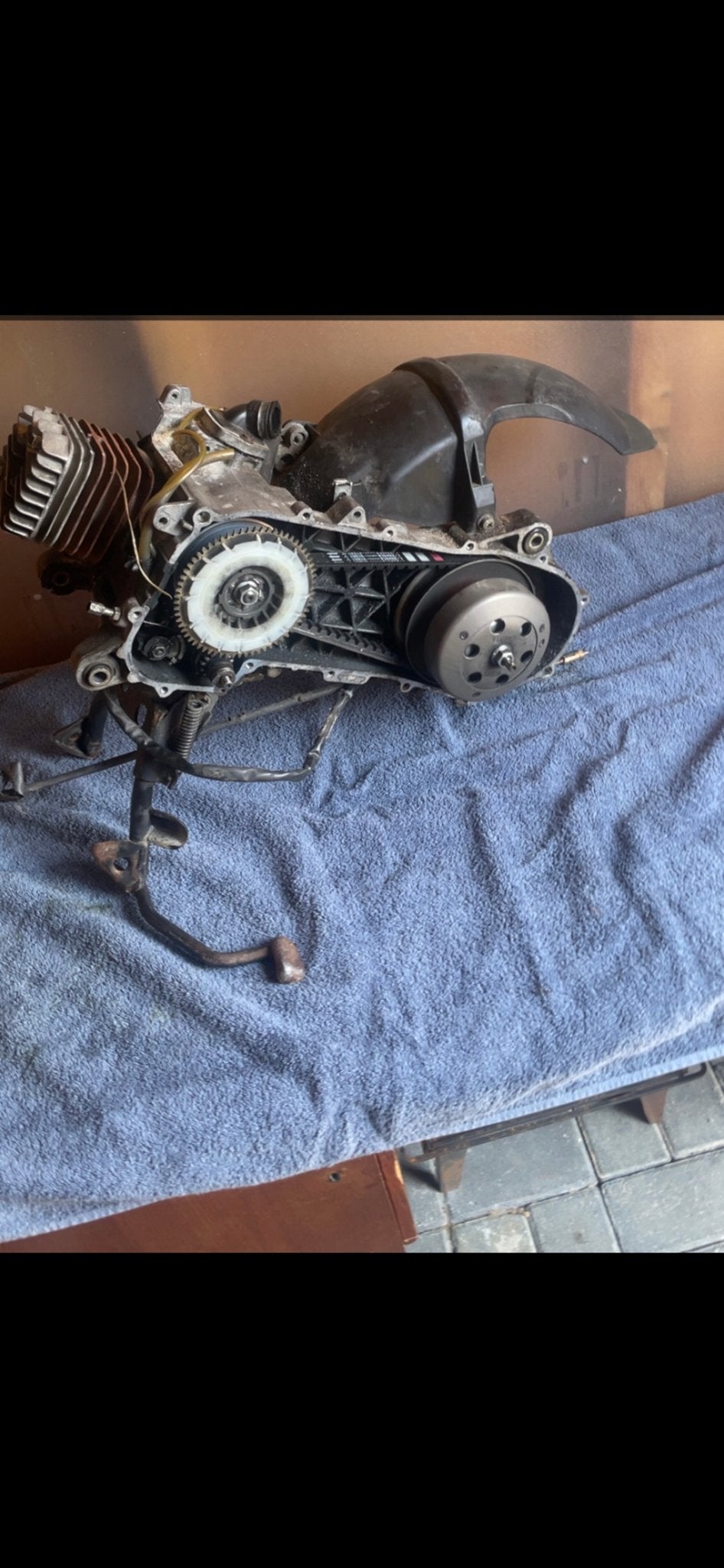 Piaggio Zip 2t blok 50cc met diverse onderdelen, Ophalen, Gebruikt, Blok