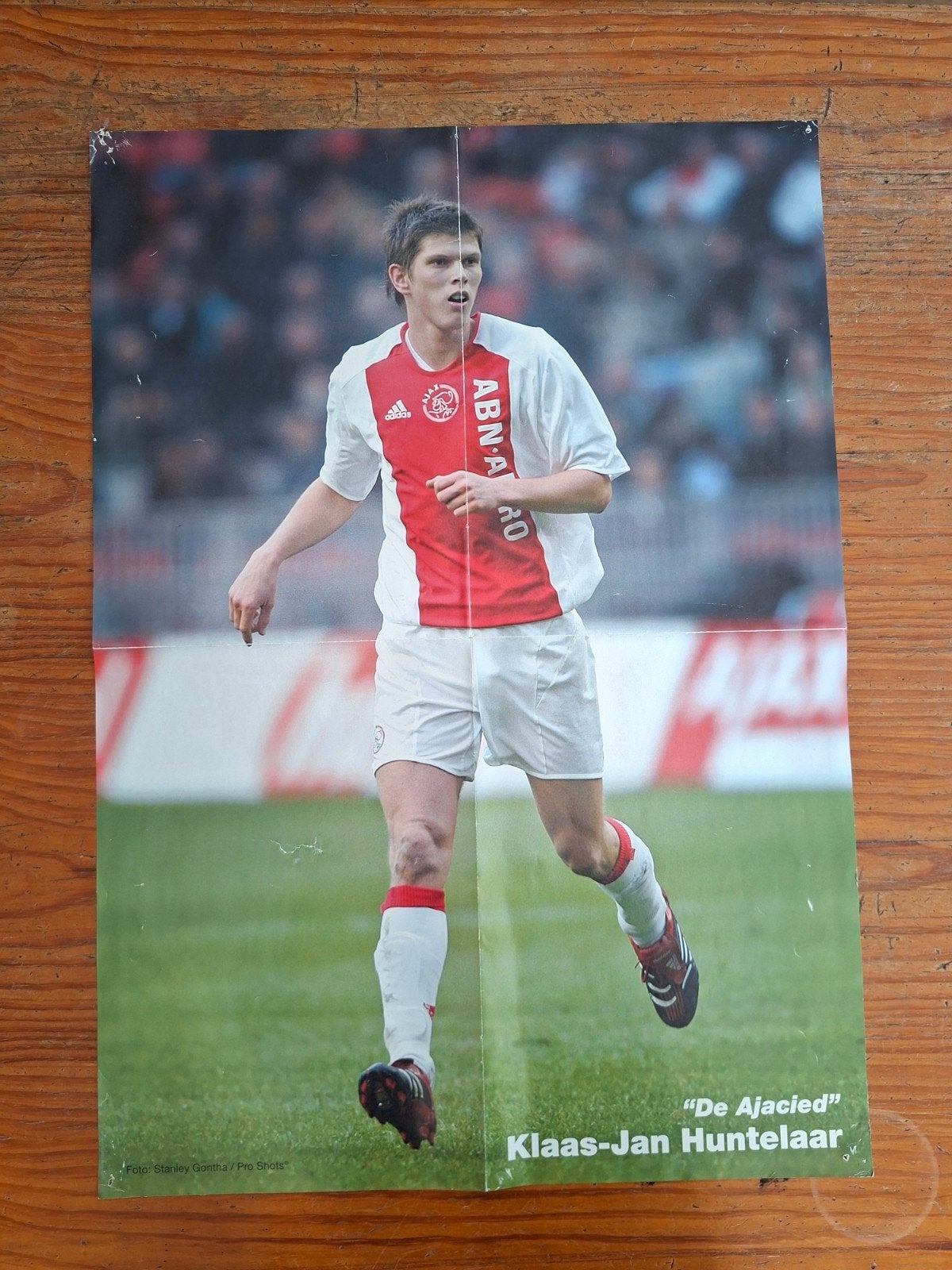 Poster Klaas-Jan Huntelaar (Ajax), Ophalen of Verzenden, Ajax, Poster, Plaatje of Sticker
