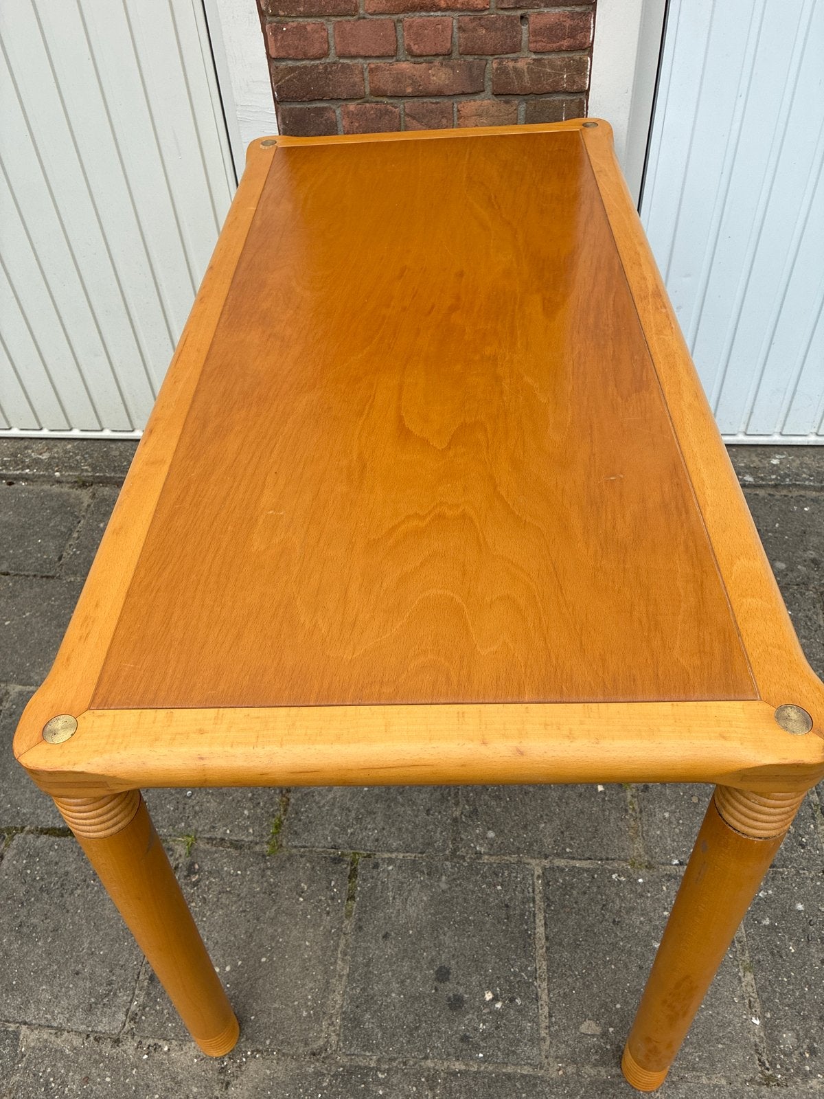 Stokke scandinavisch ergonomische design tafel, Huis en Inrichting, Tafels | Eettafels, Ophalen, Gebruikt, 100 tot 150 cm, Tot twee personen