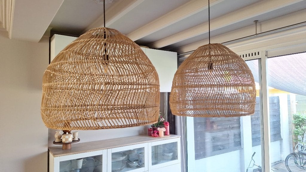 2 mooie HK Living lampen, Ophalen, Zo goed als nieuw