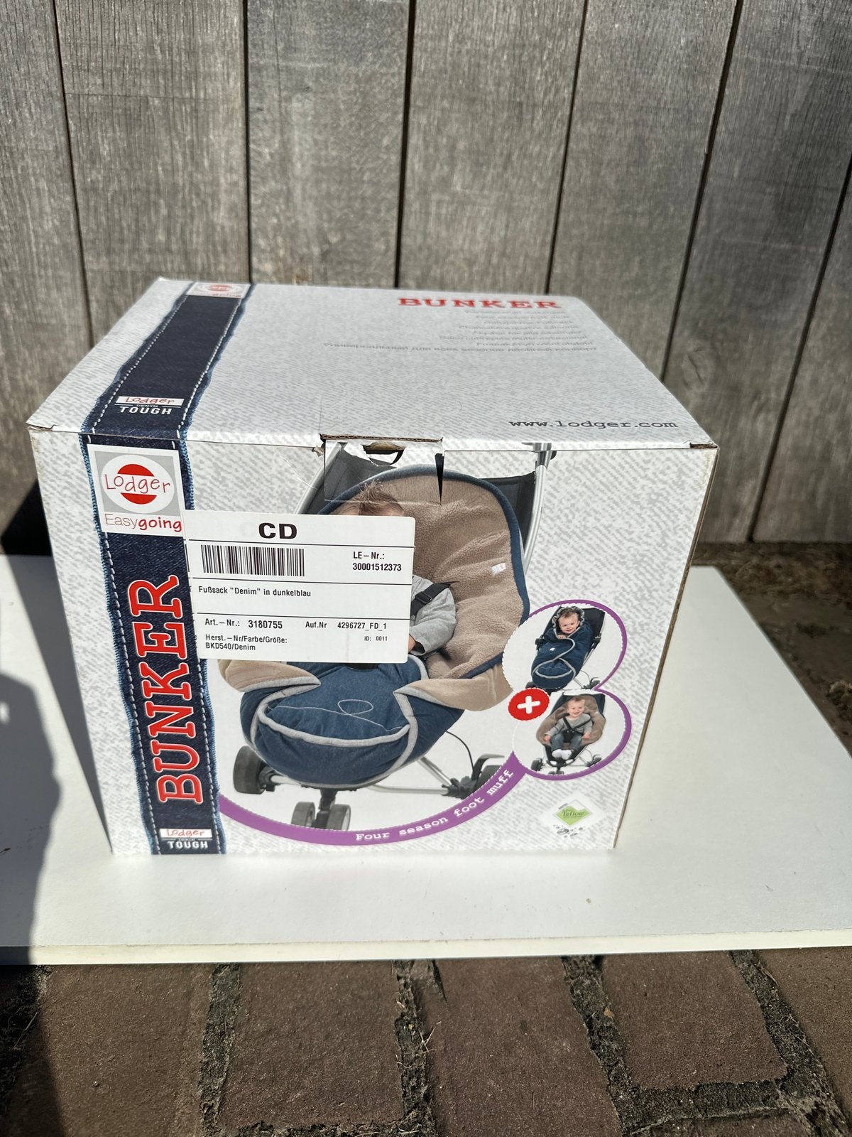 Lodger Bunker Voetenzak Denim Donkerblauw, Ophalen of Verzenden, Nieuw