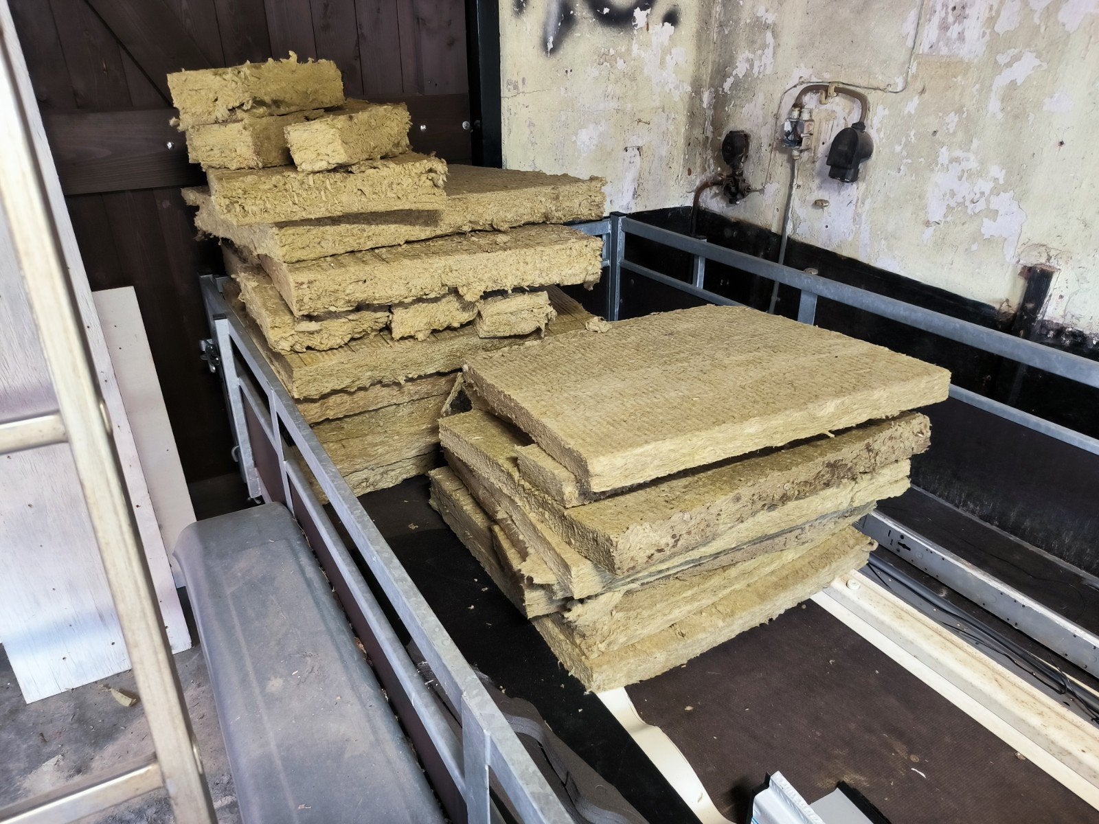 Steenwol isolatieplaten - 50 en 80mm, ongeveer 6 m2., Ophalen, Steenwol, 4 tot 8 cm