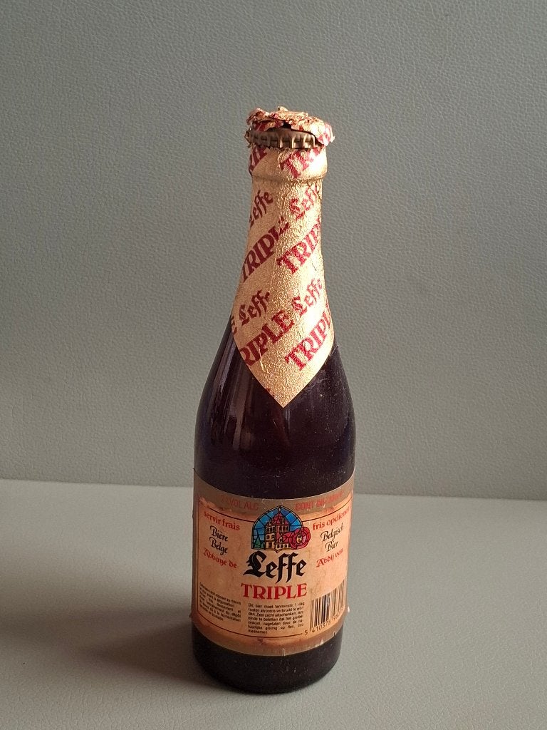 Leffe Triple (Vintage bier, THT Jun-1989), Verzamelen, Ophalen, Zo goed als nieuw, Flesje(s), Overige merken