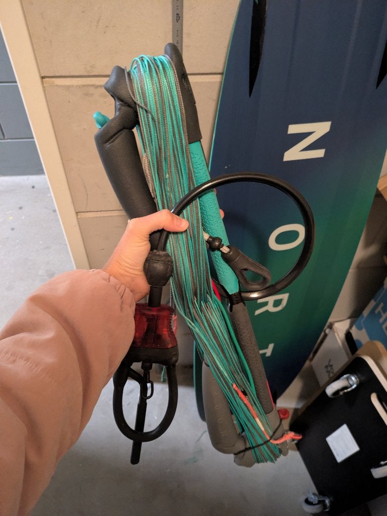 Kite, Ophalen, 9 m², Geen board, Zo goed als nieuw