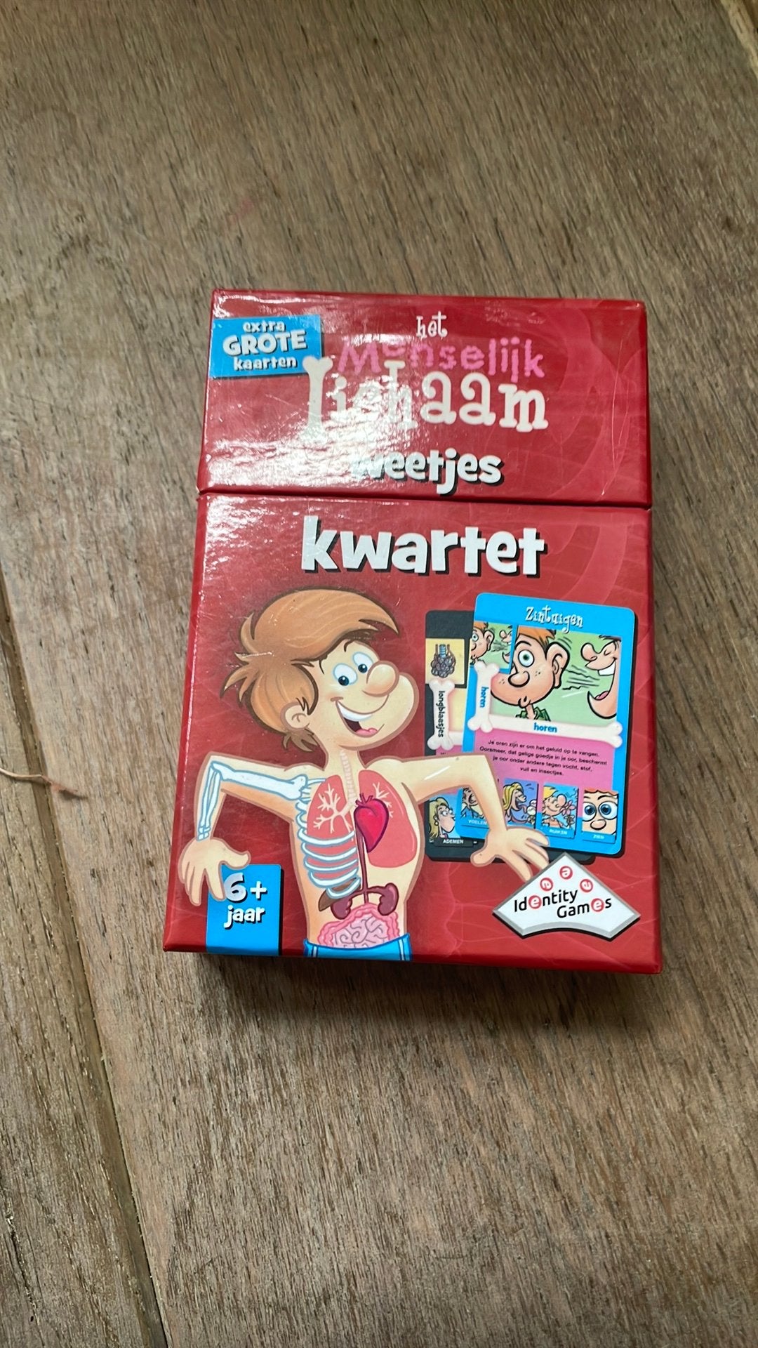 Menselijk lichaam kwartet weetjes, Ophalen of Verzenden, Zo goed als nieuw, Kwartet(ten)