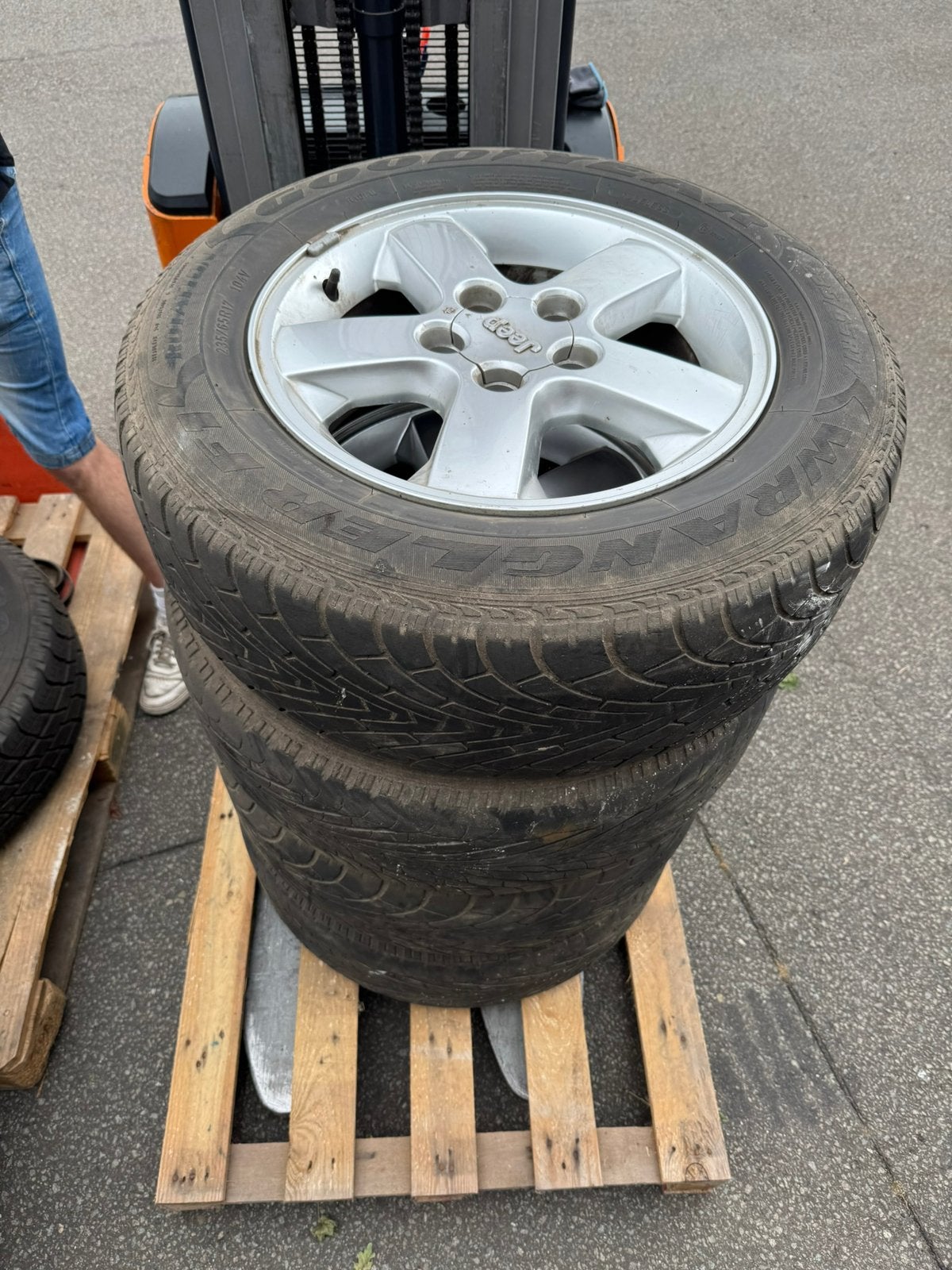 Grand Cherokee velgen complete set, Ophalen, Gebruikt