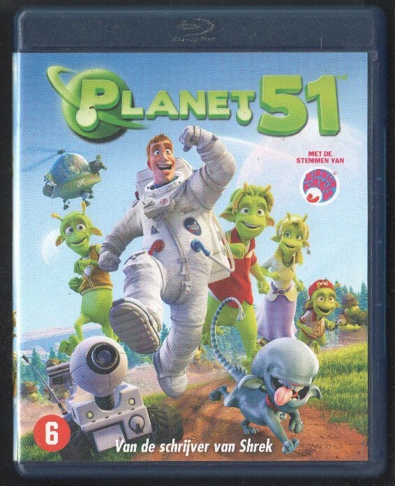 Planet 51. Blu-ray. NL audio+subs!, Nederlands, Film, Ophalen of Verzenden, Tekenfilms en Animatie