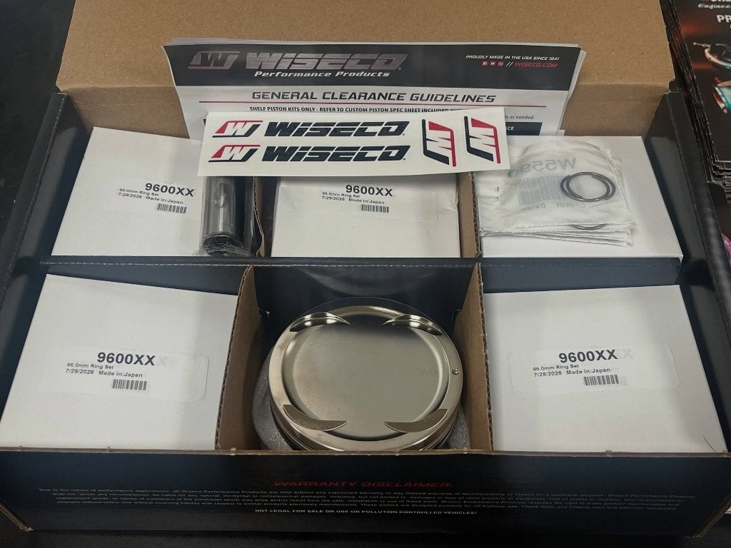 Wiseco Forged Piston set zuiger set - Nissan 350z VQ35DE