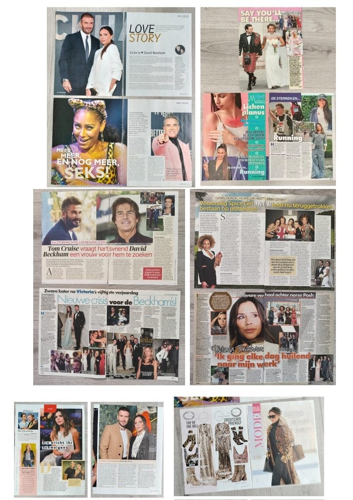 Spice Girls tijdschrift artikelen 19 pagina’s, Verzenden, Zo goed als nieuw, Boek, Tijdschrift of Artikel