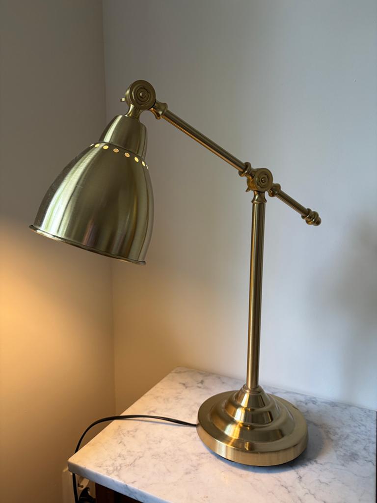 Ikea tafellamp goud, Ophalen, Zo goed als nieuw, Minder dan 50 cm