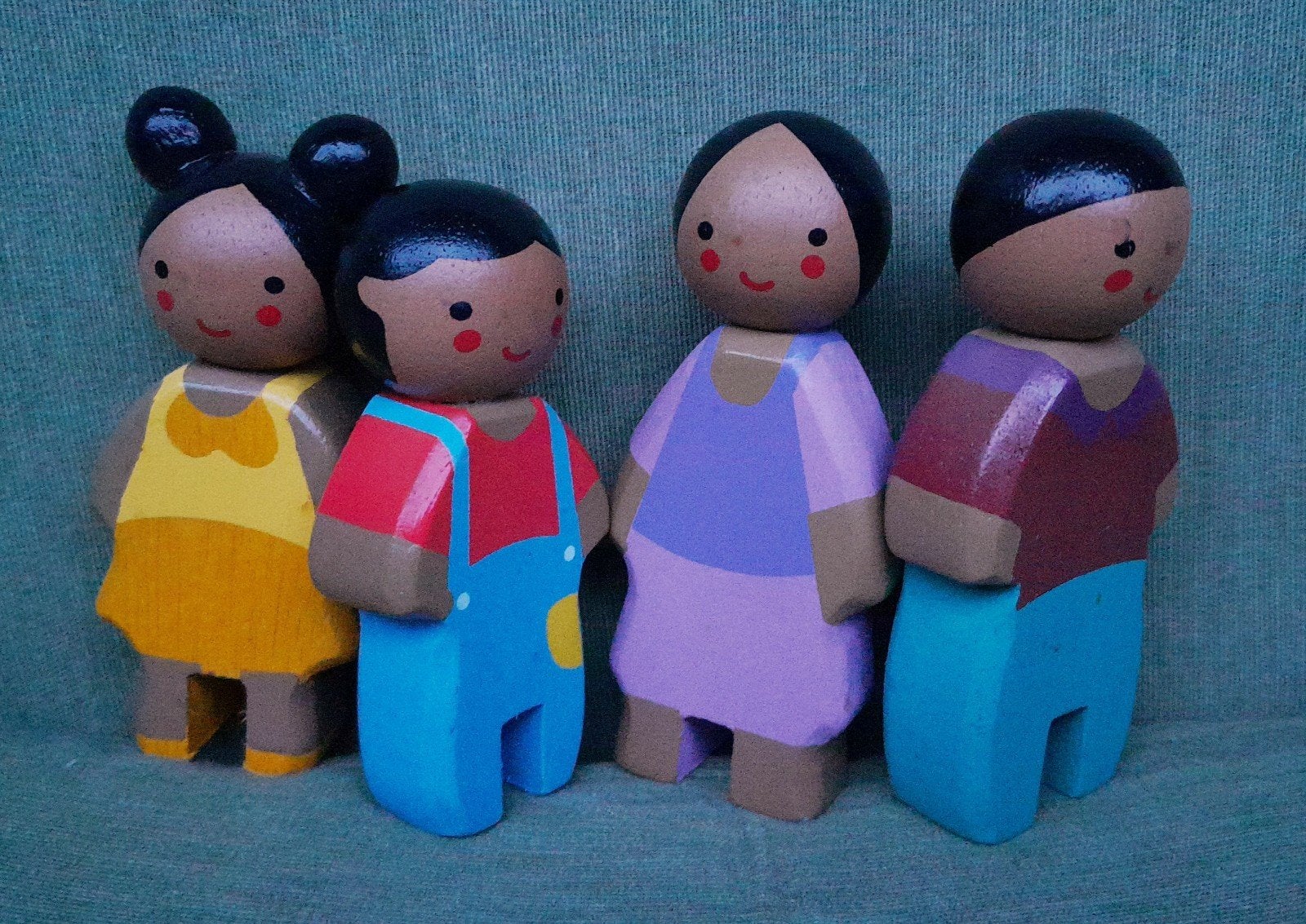 Tender leaf toys houten poppenhuis popjes familie poppetjes, Ophalen of Verzenden, Zo goed als nieuw, Overige typen