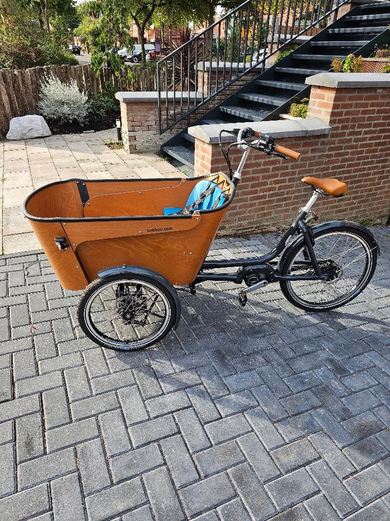 bakfiets, Fietsen en Brommers, Fietsen | Bakfietsen, Gebruikt, Elektrisch, 2 kinderen, Trommelrem