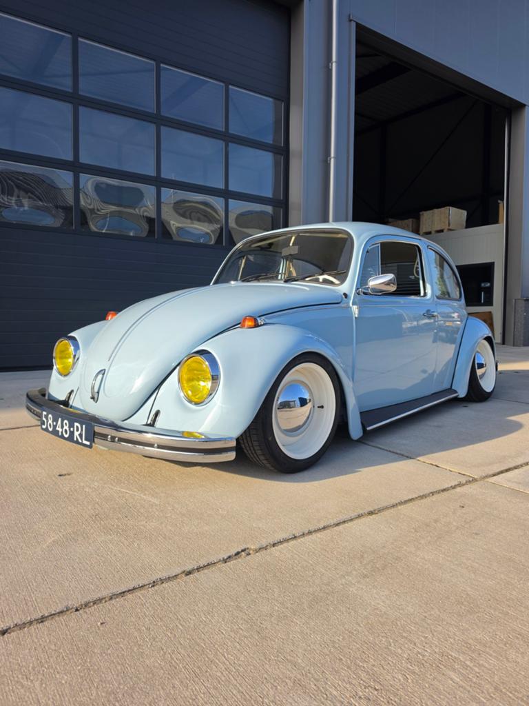 Volkswagen kever. 1600cc volledig gerestaureerd air ride, Blauw, Origineel Nederlands, Handgeschakeld, Particulier