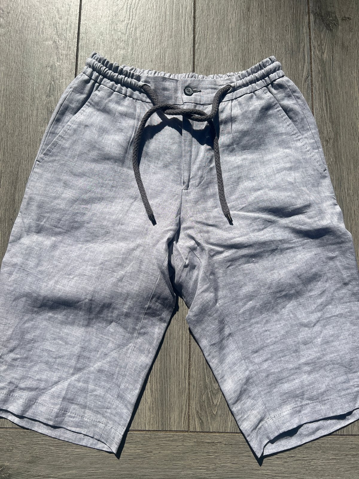 Artu Napoli linnen shorts - Maat 48, Ophalen of Verzenden, Zo goed als nieuw, Maat 46 (S) of kleiner, Grijs