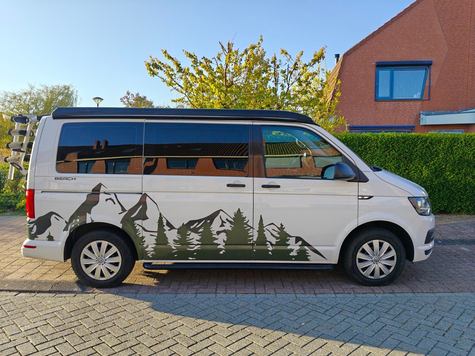 Volkswagen T6 Multivan met tentdak en camperkenteken., Volkswagen, Particulier, Elektrische ramen, 3 tot 6 maanden geleden