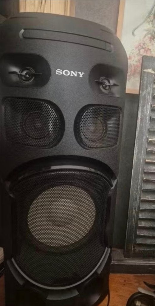 Sony box, Audio, Tv en Foto, Ophalen, Party speaker, Zo goed als nieuw, AUX-ingang
