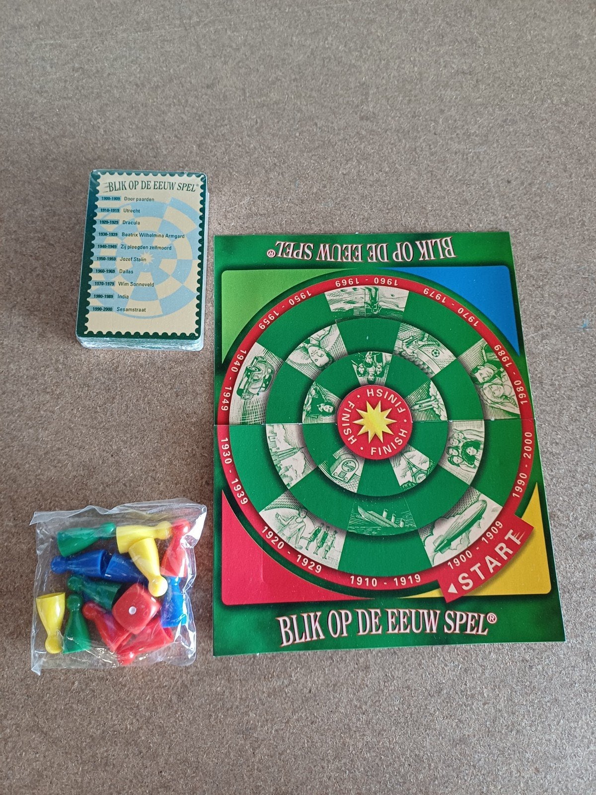Blik op de Eeuw Spel - Nieuw in verpakking, Hobby en Vrije tijd, Gezelschapsspellen | Bordspellen, Vijf spelers of meer, Ophalen of Verzenden