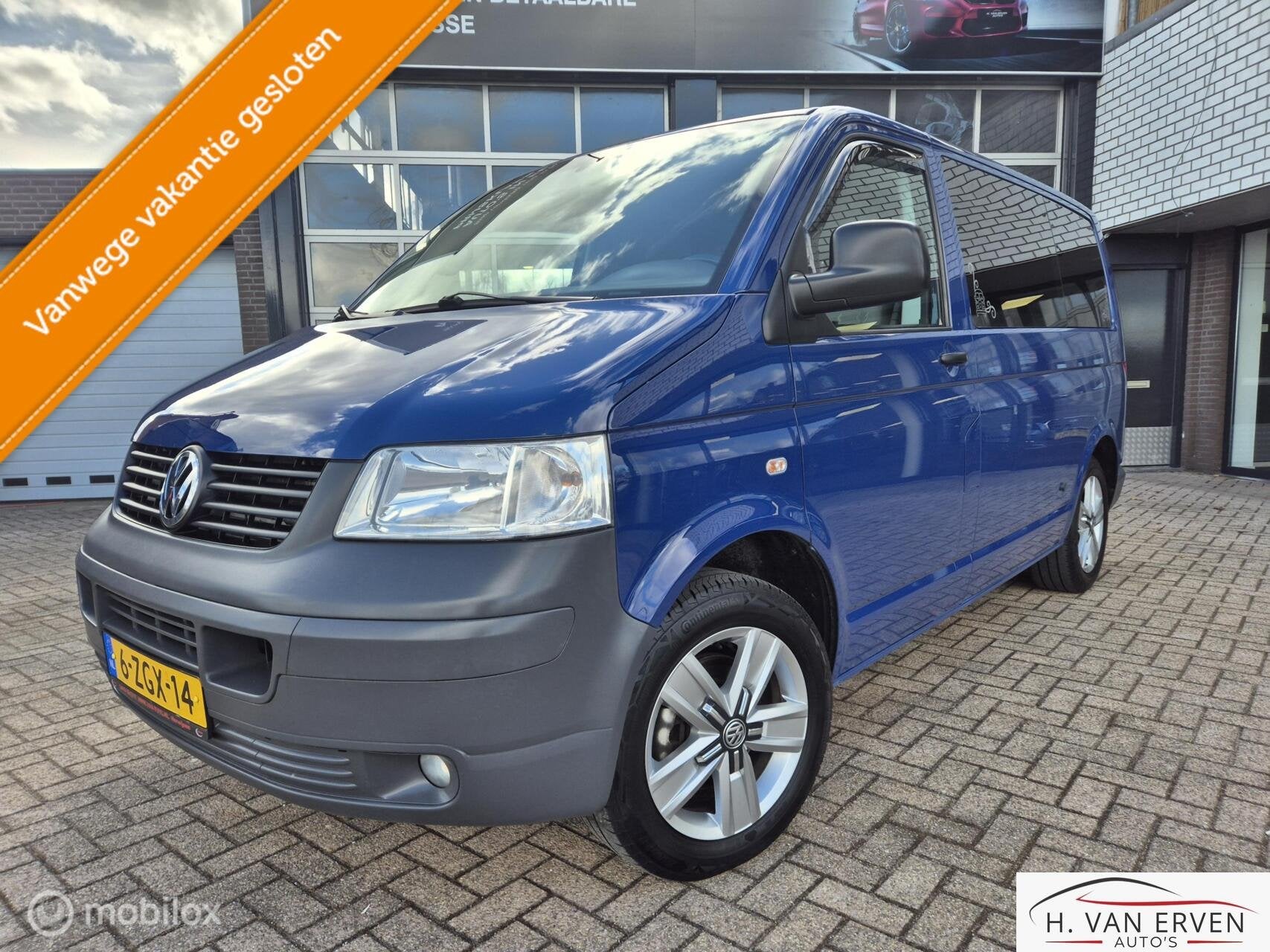Volkswagen Transporter 1.9 TDI CAMPER NAVI CRUISE AIRCO NAP, Auto's, 4 cilinders, Metallic lak, Origineel Nederlands, Bedrijf