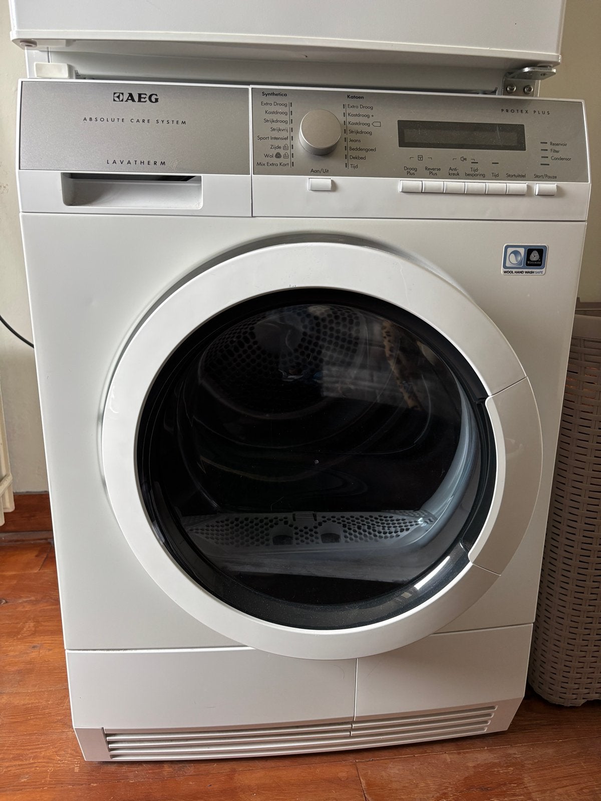 AEG Lavatherm ProTex Plus condensdroger, Witgoed en Apparatuur, Wasdrogers, Ophalen, Wolprogramma, Gebruikt, 8 tot 10 kg