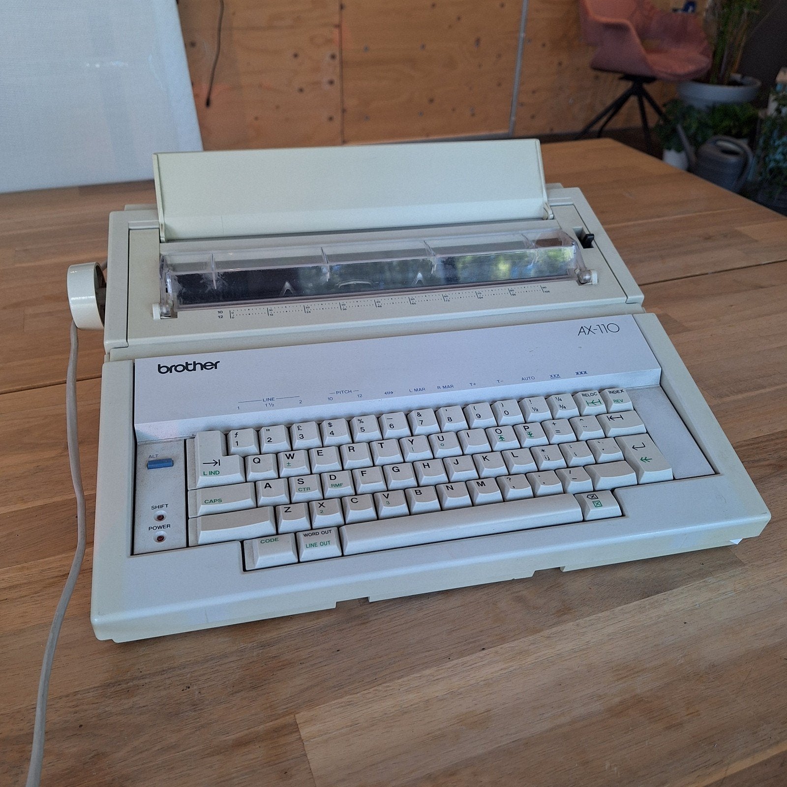 Elektrische typemachine Brother AX-110 – nieuw lint, Ophalen